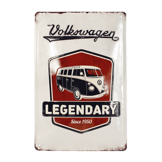 Blechschild "VW Bulli - Legendary" Artikelbild 1