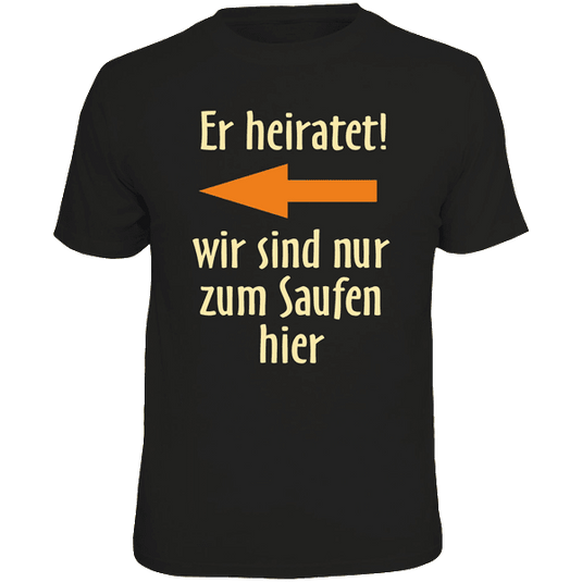 T-Shirt "Er heiratet" (links) Artikelbild 1