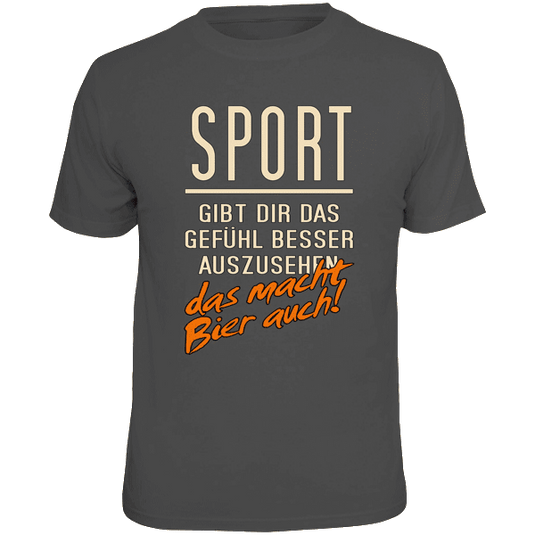 T-Shirt "Sport vs. Bier" Artikelbild 1