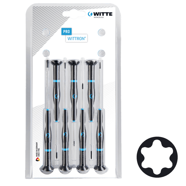 Laden Sie das Bild in Galerie -Viewer, WITTE PRO WITTRON Präzisionsschraubendreher (TX) Artikelbild 1