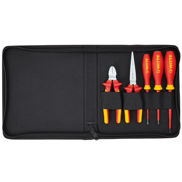 Laden Sie das Bild in Galerie -Viewer, WITTE VDE Werkzeugset 5-teilig Artikelbild 1