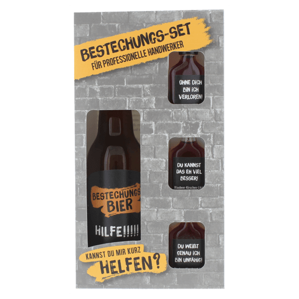 Laden Sie das Bild in Galerie -Viewer, Bestechungs-Set mit Bier und Likör Artikelbild 1