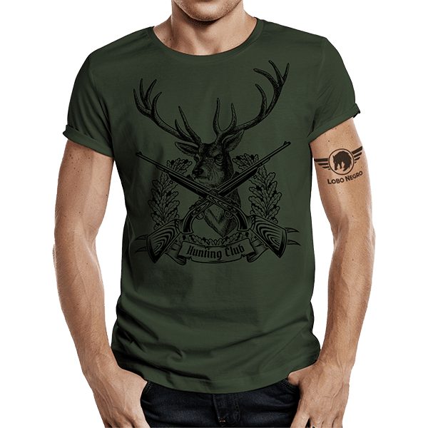 Laden Sie das Bild in Galerie -Viewer, T-Shirt "Hunting Club" Artikelbild 1