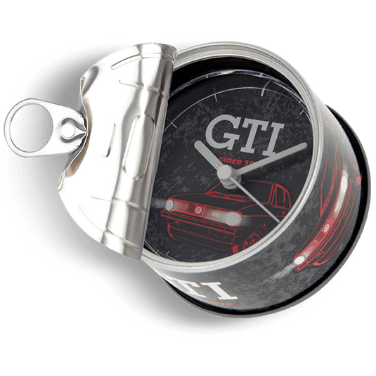 Uhr in Konservendose "VW Golf GTI" Artikelbild 1