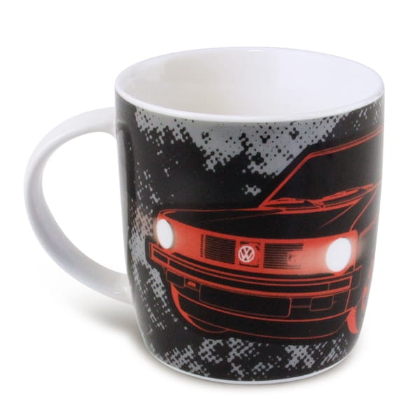 Laden Sie das Bild in Galerie -Viewer, Kaffeetasse "VW Golf GTI" Artikelbild 3