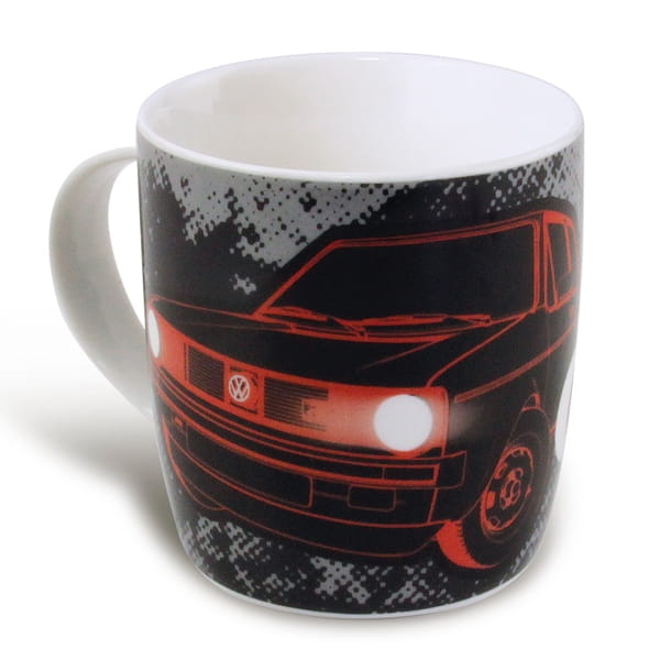Laden Sie das Bild in Galerie -Viewer, Kaffeetasse "VW Golf GTI" Artikelbild 5