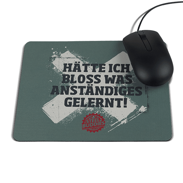 Laden Sie das Bild in Galerie -Viewer, Steel Buddies Mousepad &quot;Gelernt&quot; Artikelbild 1
