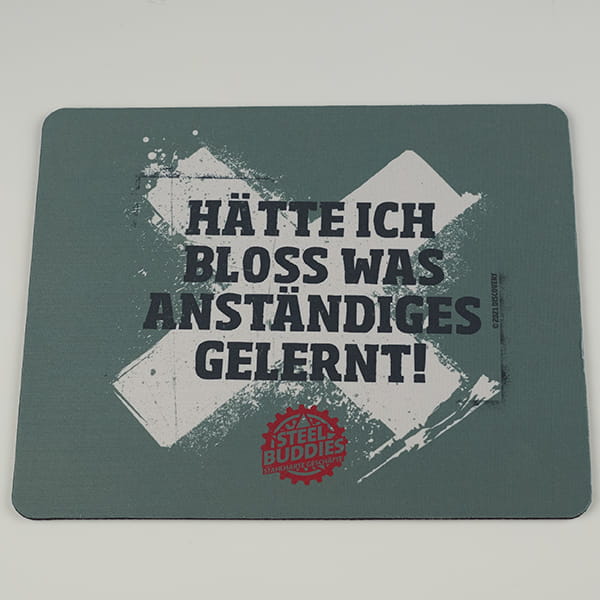 Laden Sie das Bild in Galerie -Viewer, Steel Buddies Mousepad &quot;Gelernt&quot; Artikelbild 2
