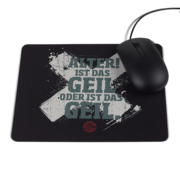 Laden Sie das Bild in Galerie -Viewer, Steel Buddies Mousepad "Geil" Artikelbild 1