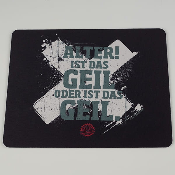 Laden Sie das Bild in Galerie -Viewer, Steel Buddies Mousepad &quot;Geil&quot; Artikelbild 2
