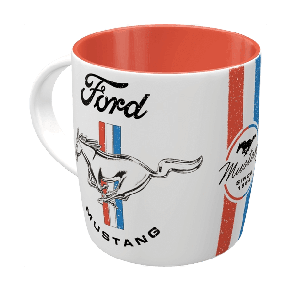 Laden Sie das Bild in Galerie -Viewer, Tasse "Ford Mustang - Horse & Stripes Logo" Artikelbild 1