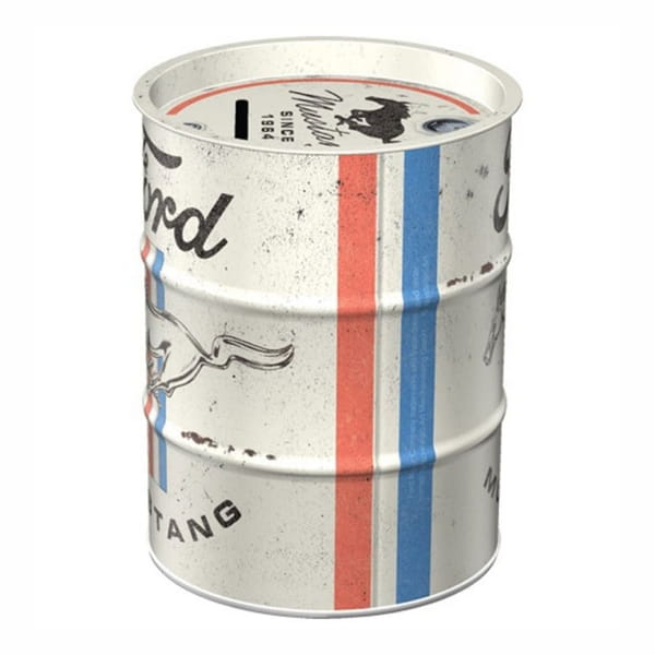 Laden Sie das Bild in Galerie -Viewer, Spardose "Ford Mustang - Horse & Stripes Logo" Artikelbild 2