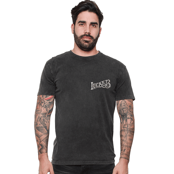 Laden Sie das Bild in Galerie -Viewer, T-Shirt "Skull Built" Artikelbild 2