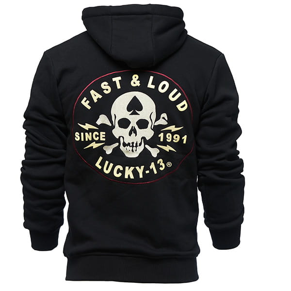 Laden Sie das Bild in Galerie -Viewer, Hoody "Fast and Loud Skull" Artikelbild 2
