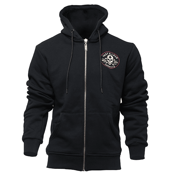 Laden Sie das Bild in Galerie -Viewer, Hoody "Fast and Loud Skull" Artikelbild 1