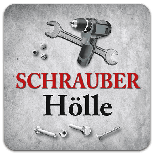 5er Set Blechuntersetzer
