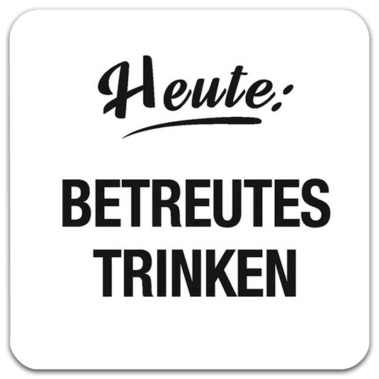 5er Set Blechuntersetzer