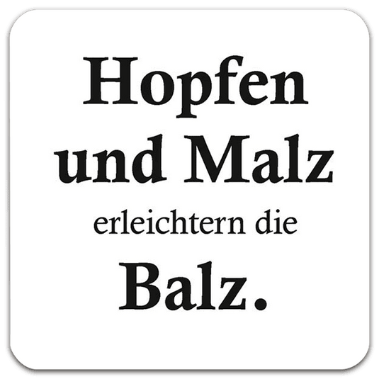 5er Set Blechuntersetzer "Hopfen und Malz" Artikelbild 1