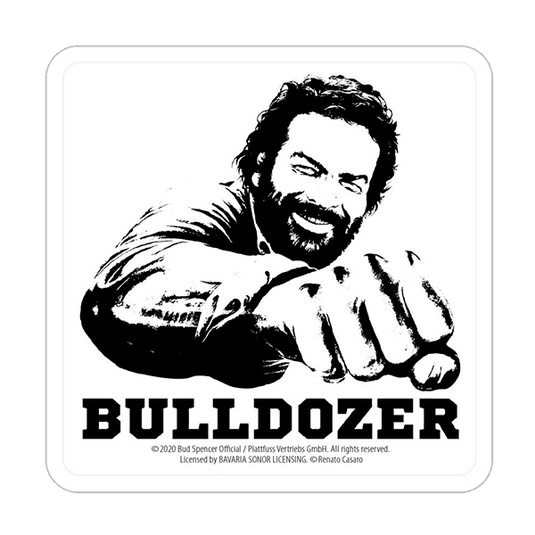 Bud Spencer 5er Set Blechuntersetzer "Bulldozer" Artikelbild 1