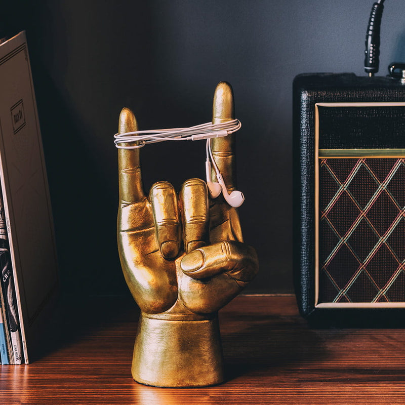 Laden Sie das Bild in Galerie -Viewer, Kopfhörer Ständer "Rock on" Artikelbild 2