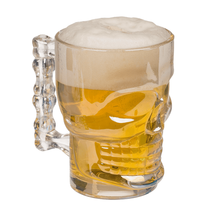 Laden Sie das Bild in Galerie -Viewer, Bierglas "Totenkopf" Artikelbild 1