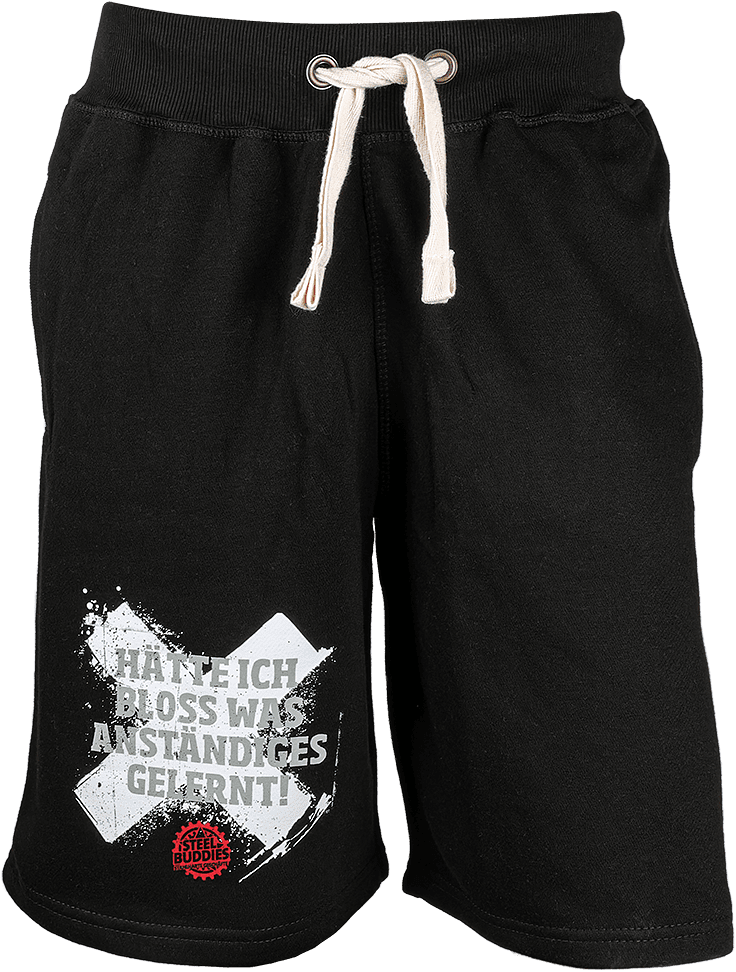 Laden Sie das Bild in Galerie -Viewer, Steel Buddies Sweat-Bermuda "Gelernt" Artikelbild 1