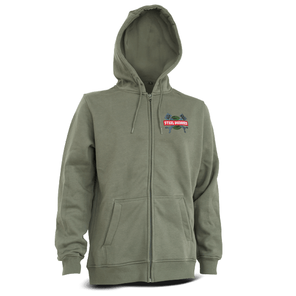 Laden Sie das Bild in Galerie -Viewer, Steel Buddies Reißverschluss Hoody "Katastrophe" Artikelbild 3