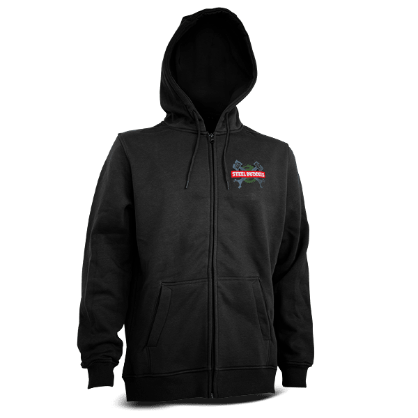 Laden Sie das Bild in Galerie -Viewer, Steel Buddies Reißverschluss Hoody "Katastrophe" Artikelbild 4