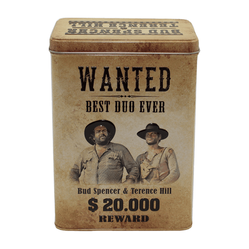 Laden Sie das Bild in Galerie -Viewer, Bud Spencer Blechdose "Wanted" Artikelbild 1