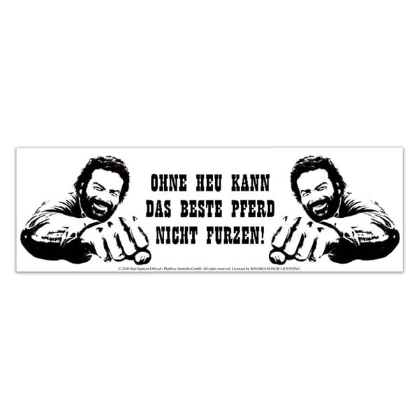 Laden Sie das Bild in Galerie -Viewer, Bud Spencer Emaille-Becher "Pferd" Artikelbild 2