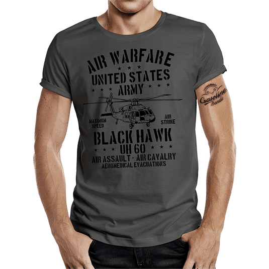 T-Shirt "USAF Black Hawk" von Gasoline Bandit Artikelbild 1