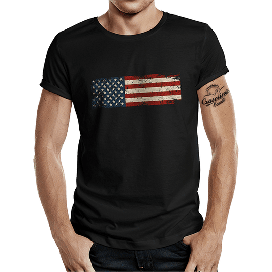 T-Shirt "US Flag" von Gasoline Bandit Artikelbild 1