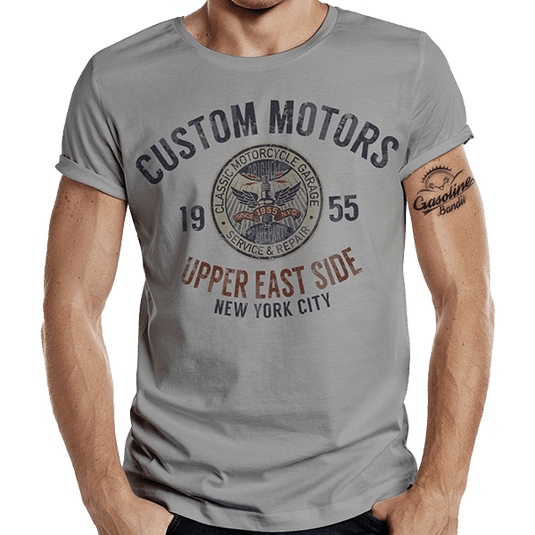 T-Shirt "Custom Motors" von Gasoline Bandit Artikelbild 1
