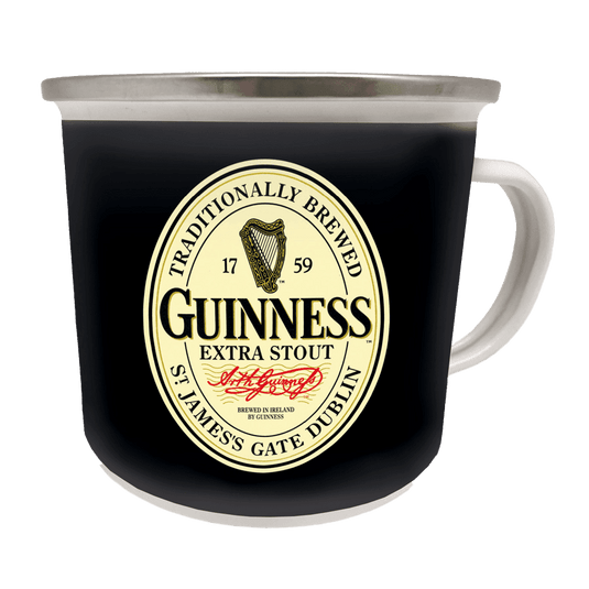 Guinness Emaille-Becher "Guinness Label" Artikelbild 1