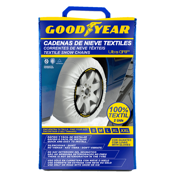 Laden Sie das Bild in Galerie -Viewer, Goodyear Textil-Schneekette Ultra Grip Größe S Artikelbild 4
