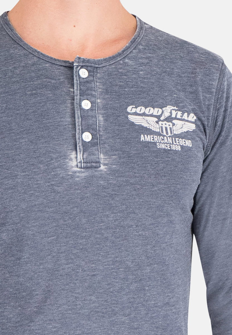 Laden Sie das Bild in Galerie -Viewer, Goodyear Henley Shirt "Harvey" Artikelbild 3