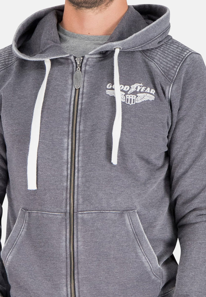 Laden Sie das Bild in Galerie -Viewer, Goodyear Reißverschluss-Hoody "Kentucky" Artikelbild 3