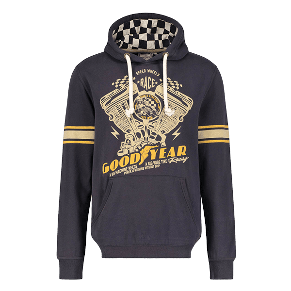 Laden Sie das Bild in Galerie -Viewer, Goodyear Hoody "Rider" Artikelbild 1