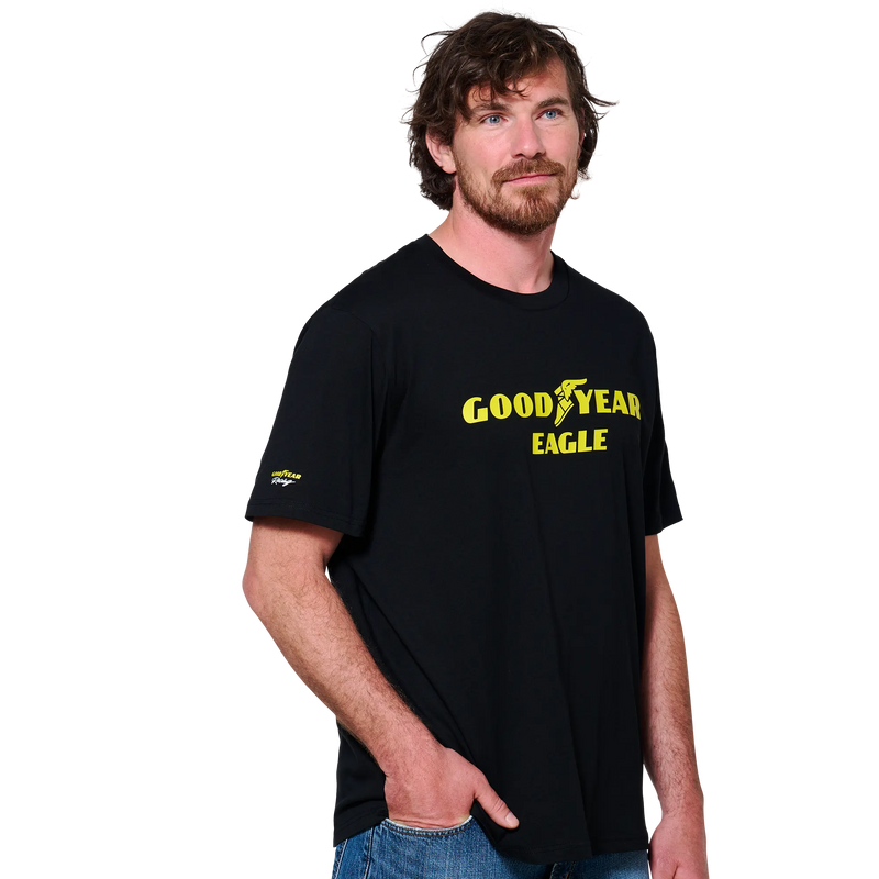 Laden Sie das Bild in Galerie -Viewer, Goodyear Racing T-Shirt "Eagle Front"