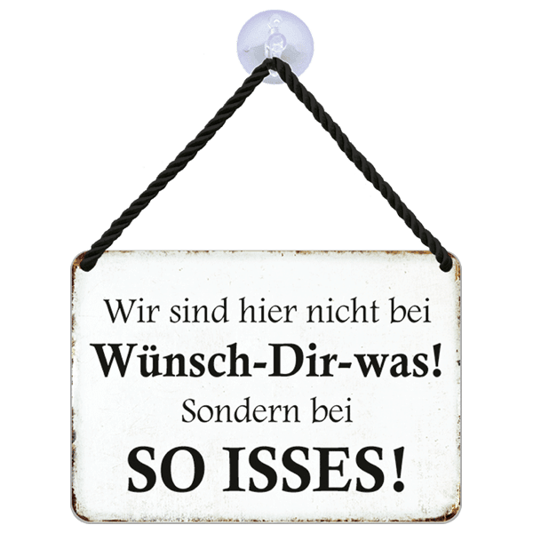 Laden Sie das Bild in Galerie -Viewer, Hängeschild "So Isses" Artikelbild 2