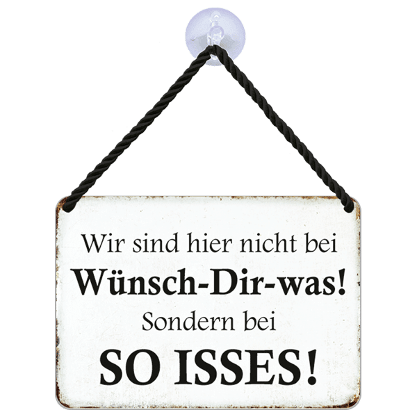 Laden Sie das Bild in Galerie -Viewer, Hängeschild &quot;So Isses&quot; Artikelbild 2
