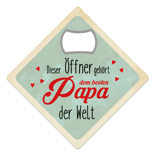 Magnetischer Flaschenöffner "Bester Papa" Artikelbild 1
