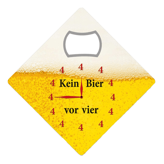 Magnetischer Flaschenöffner "Kein Bier vor vier" Artikelbild 1
