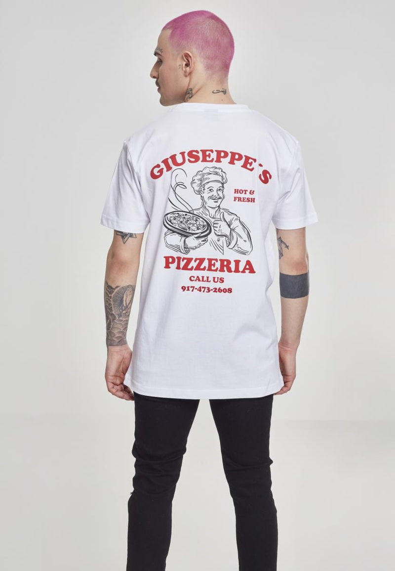 Laden Sie das Bild in Galerie -Viewer, T-Shirt "Giuseppe's Pizzeria" Artikelbild 5