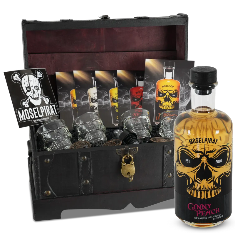 Laden Sie das Bild in Galerie -Viewer, Piraten Truhe Ginny Peach Gin