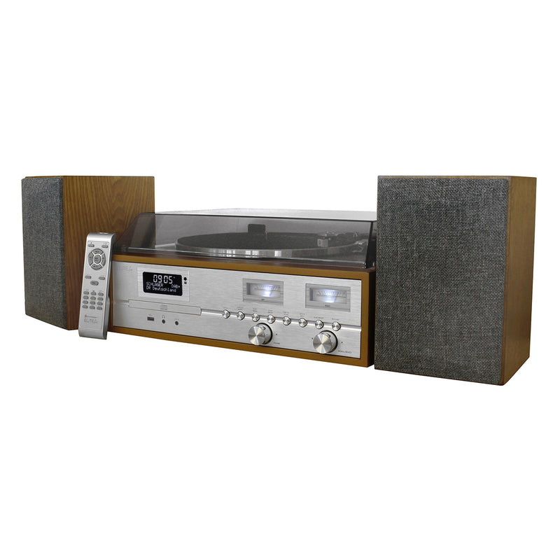 Laden Sie das Bild in Galerie -Viewer, Retro HiFi Anlage mit Plattenspieler