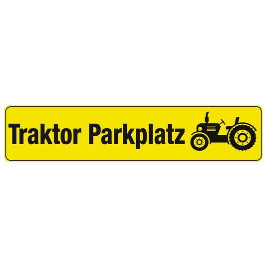 Straßenschild "Traktor Parkplatz" Artikelbild 1