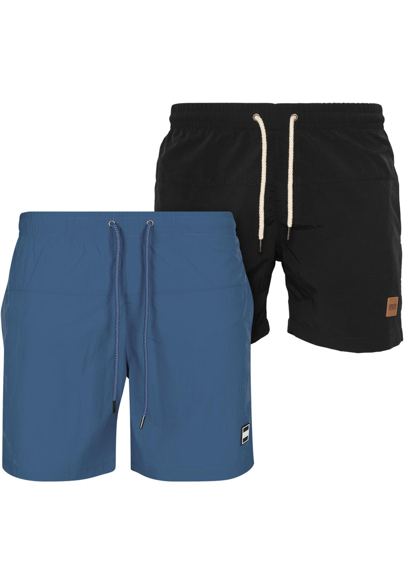 Laden Sie das Bild in Galerie -Viewer, Badeshorts (2er-Pack) von Urban Classics