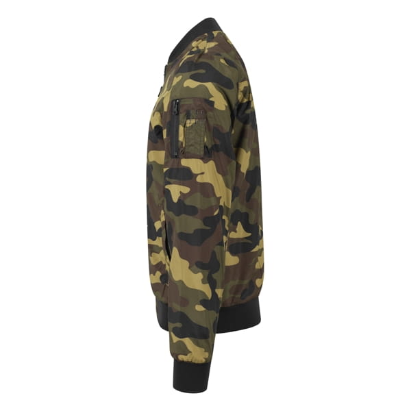 Laden Sie das Bild in Galerie -Viewer, Leichte Bomberjacke "Camo" von Urban Classics Artikelbild 5