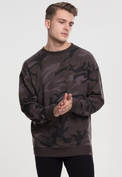 Laden Sie das Bild in Galerie -Viewer, Frottee Sweatshirt &quot;Camo&quot; von Urban Classics Artikelbild 1
